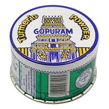 Gopuram Turmeric Powder - గోపురం పసుపు పొడి - 50g Tin