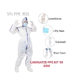 PPE KIT HS DOCTOR Plus Non Woven Disposable - white, Free size