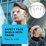 I Kall Safety With Frame Polypropylene Face Shield