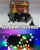 Prince Frosted Corded Electric 15 Mtr Multi 66 Bulbs - 15 mtr