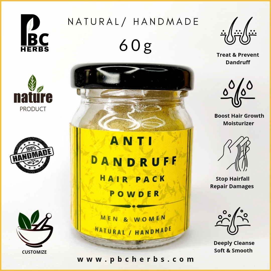 ANTI DANDRUFF HAIR PACK POWDER