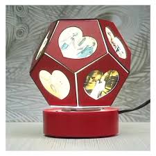 heart rotating lamp