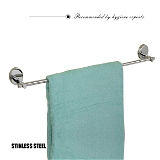 BA15 Stainless Steel 24 inch Towel Holder Rod for Bathroom | Kitchen | Living Room