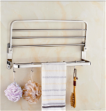 BA39 Stainless Steel 304 24 inch Towel Holder Rod for Bathroom | Kitchen | Living Room