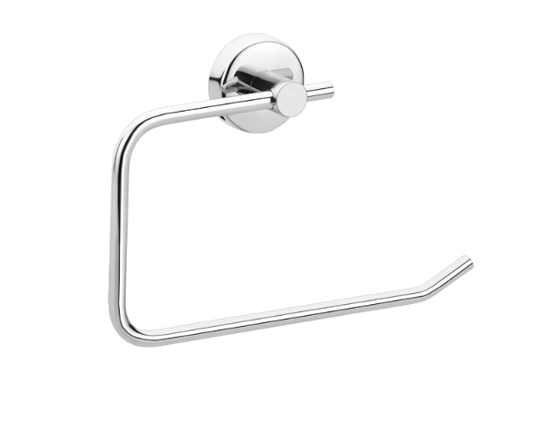 BA53 Stainless Steel Squaro Napkin Ring/Towel Ring/Napkin Holder/Towel Hanger/Bathroom Accessories(Chrome) - Pack of 1