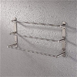 BA36 Stainless Steel 18 inch Towel Holder Rod for Bathroom | Kitchen | Living Room