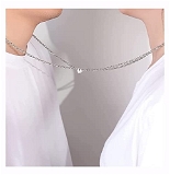 Magnet Heart Lockets | Silver Polished Chain Heart lockets |Men Women lockets