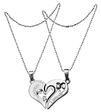 Silver Couple Heart Lockets |Men WOmen Lockets |Love lockets