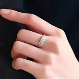 Feather Shaped Rings | Women Rings | Silver polished rings