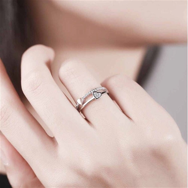 Silver Polished Rings | Women Rings | Gifts For Valentine - Silver