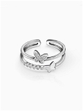 Butterfly Trend rings | Women Rings | party wear rings - Silver