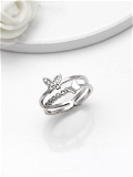 Butterfly Trend rings | Women Rings | party wear rings - Silver