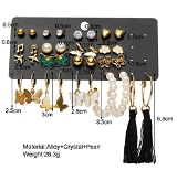 Earring Set | Pack of 17pair of earrings  for everyday wear Party Wear  | Gifts for Women | Ers01  V21311  - Free Size