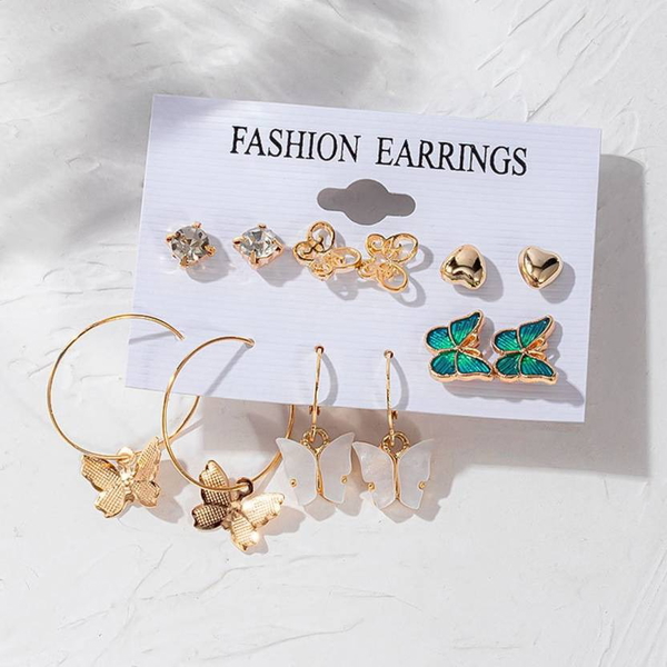 Butterfly Trend Earrings |  Combo Earrings Set | Casual Wear party Wear Earrings | Ers05-V4682