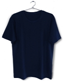 Plain Navy Blue T-shirts For Men | SR05 - M, Navy Blue