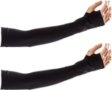 Arm Sleeves Combo Set | Pack Of 2  - Free Size, Black, 2 pairs