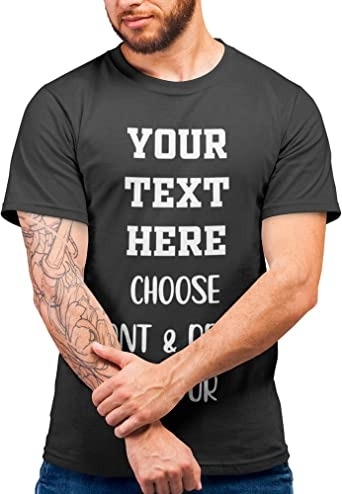 Custom Design Men T-Shirts - XL