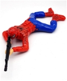Crawling spiderman with gun