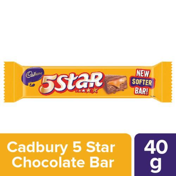5 Star Chocolate Bar, 40 G