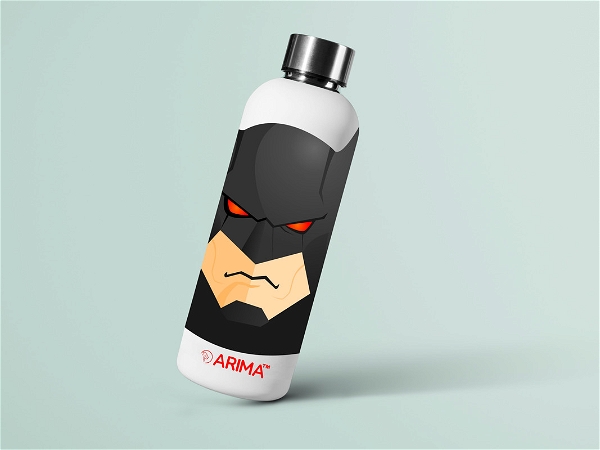 980ml Arima UV & 3D Printed - Batman Face - White - WHITE, 0.32