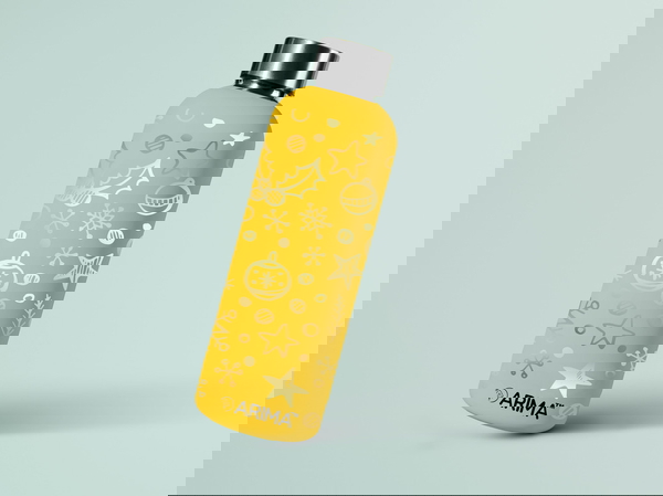 980ml Arima UV & 3D Printed - Christmas Stars - Yellow - YELLOW, 0.32