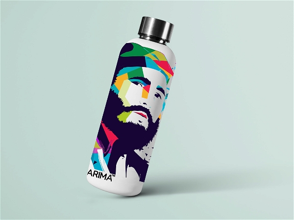 980ml Arima UV & 3D Printed - Fidel Castro - White - WHITE, 0.32