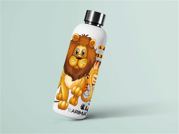 980ml Arima UV & 3D Printed - Jungle Lion - White - WHITE, 0.32, https://youtu.be/Dgdem09WjXg