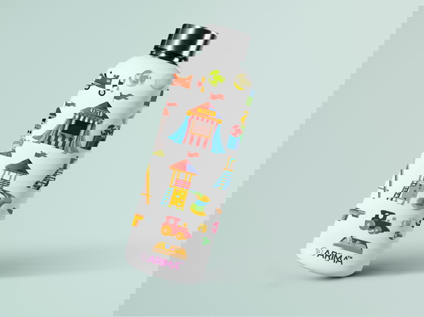 980ml Arima UV & 3D Printed - Kids Circus - White - WHITE, 0.32