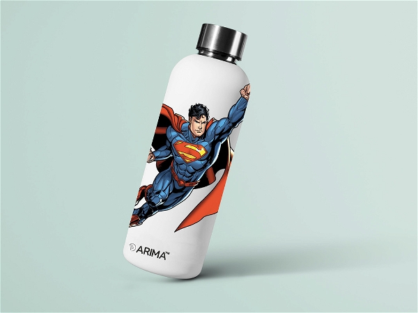 980ml Arima UV & 3D Printed - Superman - White - WHITE, 0.32