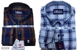 Classic Cotton Checked Casual Shirts for Men, Pack of 2 - M