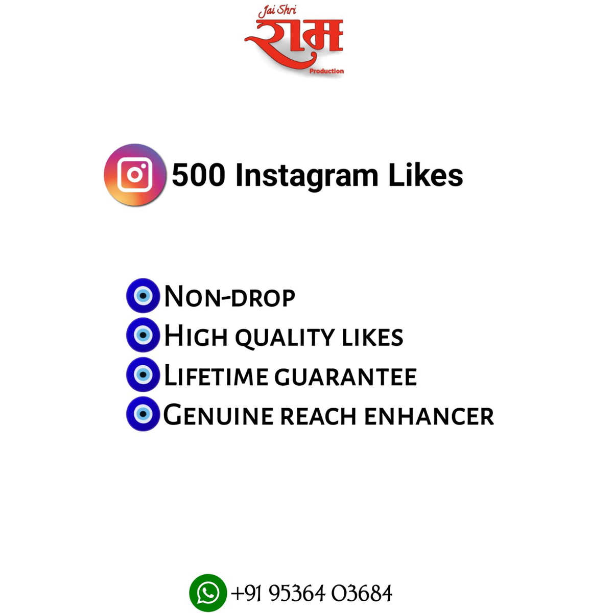 500 Instagram Likes