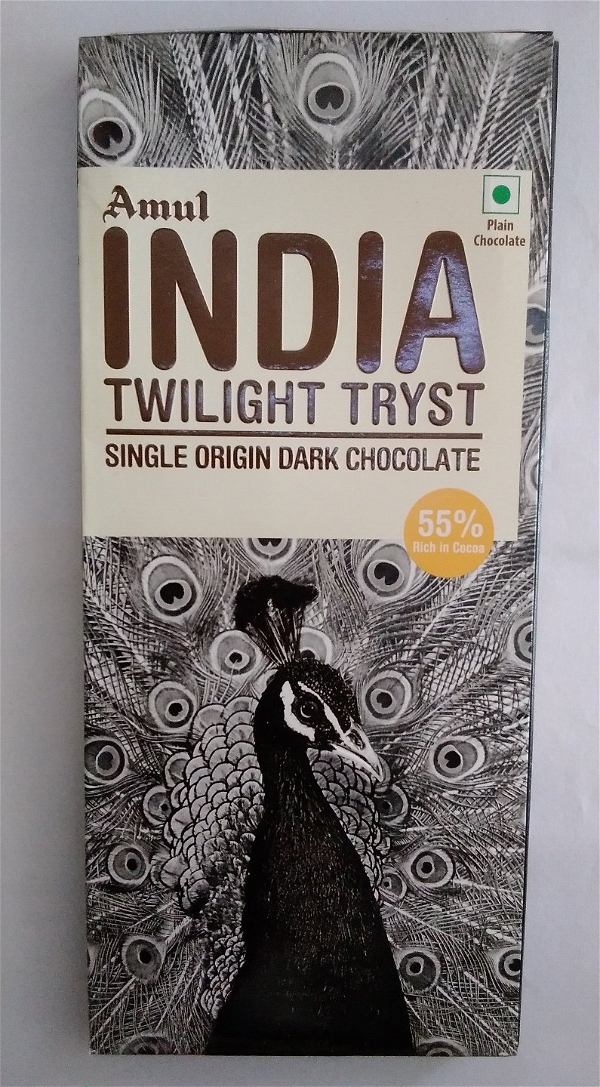 AMUL INDIA TWILIGHT TRYST SINGLE ORIGIN DARK CHOCOLATE 125 G