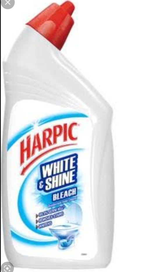 HARPIC WHITE & SHINE BLEACH TOILET CLEANER 500 ML