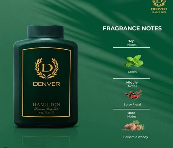 DENVER HAMILTON PREMIUM BODY TALC 100 G