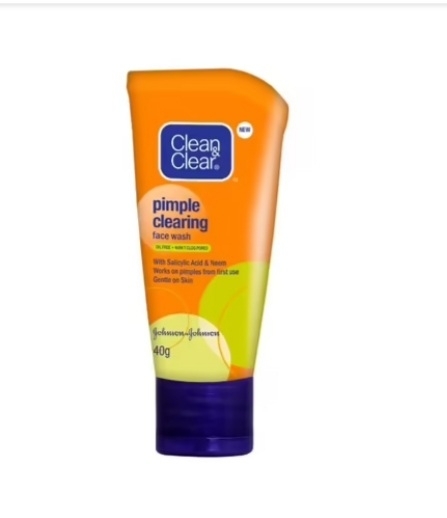 CLEAN & CLEAR PIMPLE CLEARING FACE WASH 40 G